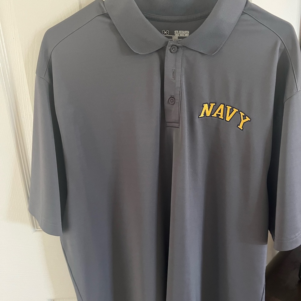 Men’s 2X Navy Polo Shirt- Under Armour